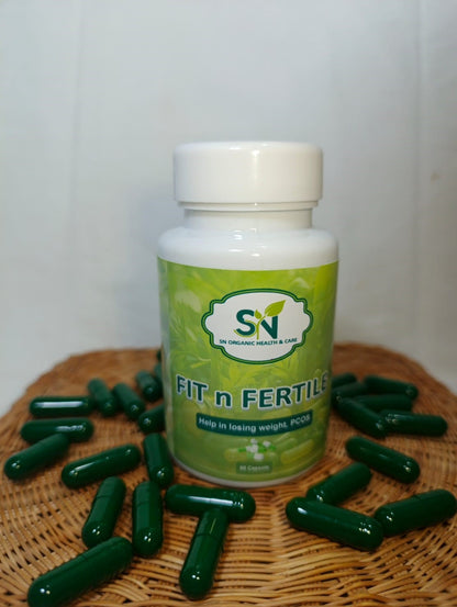 Fit n Fertile - Natural Supplement | 80 Capsules with Black Seed, Cinnamon & Carom