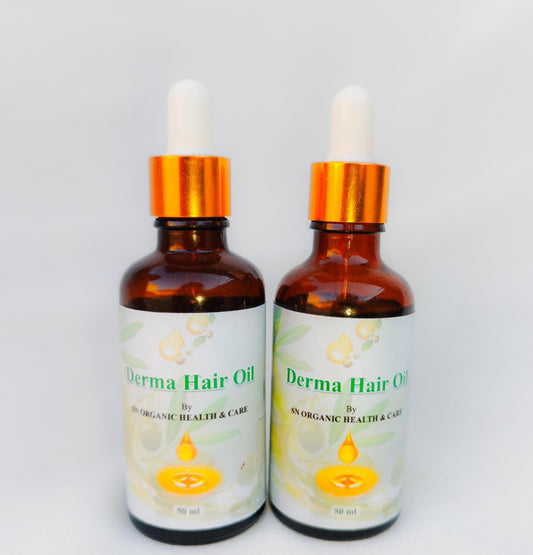 Derma Hair Oil 50ml - Ultimate Medicated Solution for Dandruff!