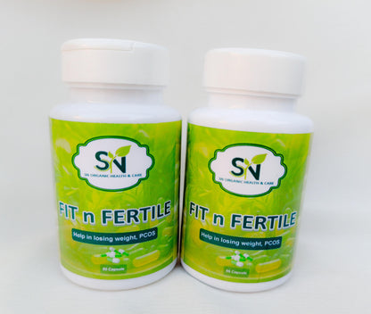 Fit n Fertile - Natural Supplement | 80 Capsules with Black Seed, Cinnamon & Carom