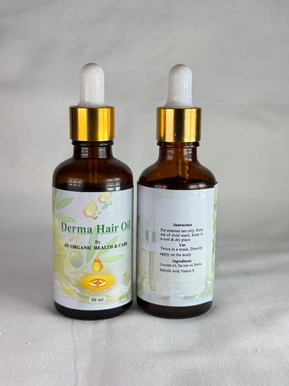 Derma Hair Oil 50ml  Medicated Dandruff Solution