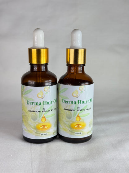 Derma Hair Oil 50ml  Medicated Dandruff Solution